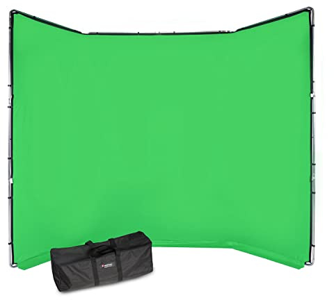 Chroma Key FX 4m x 2.9m Background Kit Green