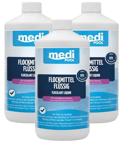 Medipool Flockmittel flüssig 3X 1 L