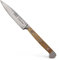 GÜDE Solingen - Spickmesser geschmiedet, 8 cm, Fasseichenholz, ALPHA FASSEICHE, Office Messer, Doppelkropf, Handmade Germany