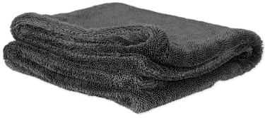 FOXED Care Hoover XXL | Premium Trockentuch 1400 GSM 50x80cm grau | Twisted Pile Fasern, fusselfrei, kratzerfrei, extra groß | Sehr saugstarkes Mikrofasertuch für Auto Motorrad Fahrrad