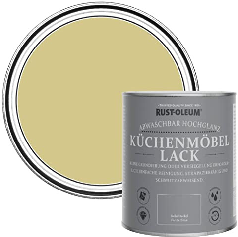 Rust-Oleum Green Kitchen Cupboard Paint in Gloss Finish - Wasabi 750ml