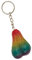 ootb Testikel/Hodensack/Sack Schlüsselanhänger in Regenbogenfarben Gay Pride Keychain