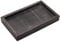 KC KULLICRAFT Natural Marble Tray for Desktop/Kitchen/Vanity/Bathroom, Stone Organizer Tray for Coffee Table, Plate Holder for Tissues, Candles, Soap, Towel, Plant (Black Bright, Medium 10 x 6)
