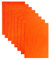 Jtnohx Steifer Filz, 2mm Dickes Filz zum Basteln, 8 Stuck 20x30cm Bastelfilz, Filzstoff Quadrate für DIY-Projekte (Orange)
