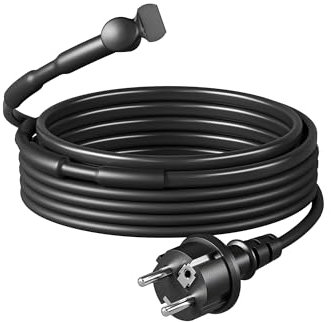 DEWENWILS Cavo riscaldante 230 V con termostato, 2 m, protezione antigelo, cavo termico 15 W/M, filo riscaldante IP67, impermeabile, per il riscaldamento del tubo, a risparmio energetico, accensione