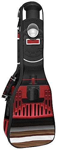 Konzert Ukulele Tasche Schwarzer Zug Sopran Ukulelen Rucksack 23 Zoll Gigbag Tenor Ukulelenhülle