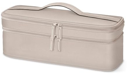 SITHON Double-Layer Travel Carrying Case for Shark FlexStyle/SmoothStyle, Water Resistant Storage Organizer Bag for Dyson Airwrap Styler, Also for Revlon One-Step Hair Dryer (Bag Only),