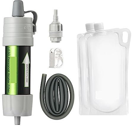 Sous Le Filtre à Eau De L'éVier, Filtre à eau extérieur, système de filtration d'eau avec filtration directe de l'eau potable par ultrafiltration à sac transparent DéBit D'Eau Rapide Et Multi-Usage (