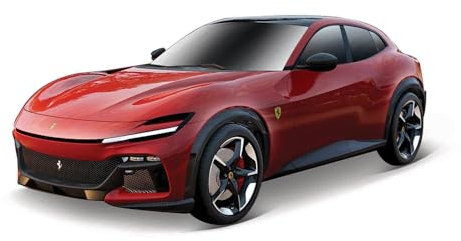 BBURAGO - Ferrari Purosangue R&P - Modellino Realistico Auto in Scala 1:43, Licenza Ufficiale Ferrari, Età consigliata 3+ Anni