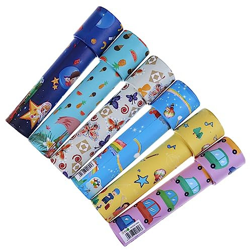 Gogogmee 6st Kaleidoskop Lernspielzeug Für Kinder Kinderspielzeug Lustige Spielzeuge Leckereien Für Kinder Pinata-Spielzeug Geschenk Rotieren Plastik Klassisch