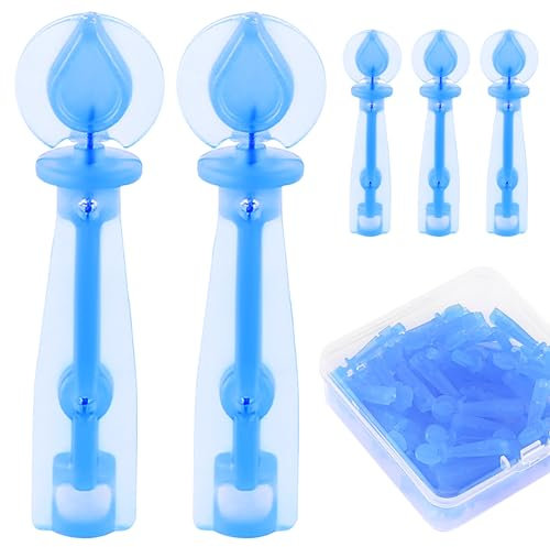 Simsky Juego de 60 piezas desechables para salones de belleza en casa, herramienta para eliminar el acné, aguja de espinillas, exprimidor de comedones, punzón de espinillas, herramienta eficaz para