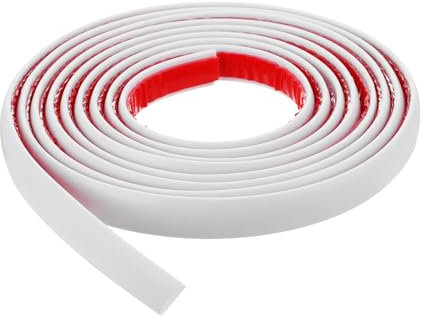 QUARKZMAN Zierleisten, 4mmx12mmx30cm Stuckleisten Decke PVC - Keramikweiß