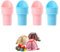 Chstarina 4 Pièces Cornet de Crème Glacée, Mini Cône De Glace, Bols de Crème Glacée, Plastique, Réutilisables, Cornets De Crème pour Enfants, Coupe de Glace pour Anniversaire, Fête, Mariage