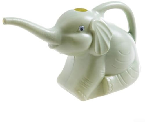 Linda regadera de elefante para niños, cuidado fácil y eficaz de las plantas (color loto)
