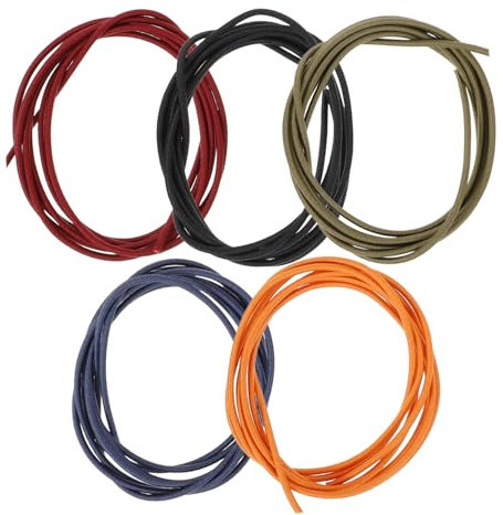 JEWEDECO Scrapbook Journal Elastic Band 5pcs Cover Elastic Band Voyager Journal Notebook for Travelers Notebook Accessories