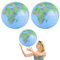 2 Stück Kinderglobus,Globus,Weltkugel Aufblasbar,Mini Globus,Globus Kinder,Der Interaktive Wissens-Globus,Schülerglobus,Aufblasbare Globe Für Strand Spielen Oder Lehre,Wissenschaft Geographie Bildung