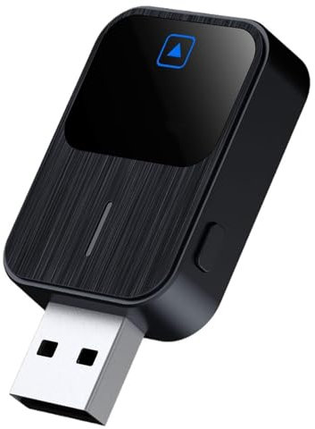 LyTTuu Adattatore Carplay Senza Fili per Audi Q3 Q7 Q8 QQ5 Sportback, Controllo della Connessione, Conversione Cablata A Wireless Adattatore Car Plug And Play