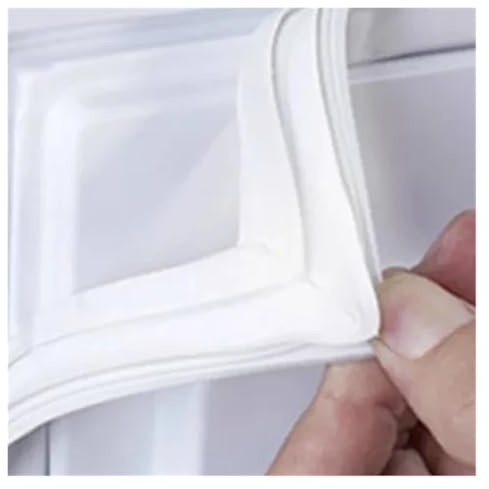 LWVQRERKH Kühlschrankdichtung Gefrierschrank Magnetdichtungsstreifen Türdichtung Maßanfertigung Weiß Grau(Medium)