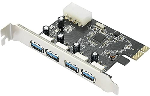 Renkforce 4 Port USB 3.2 Gen 1 Controllerkarte USB-A PCIe
