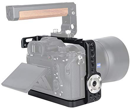 A7iii Cage,NICEYRIG A7R IV / A9/ A7III/ A7MIII/ A7RIII/ A7RII/ A7SII/ A7II/ A7S/ A7R/ A7 Camera Cage Applicable for Sony A9/ A7MIII/ A7RIII/ A7RII/ A7SII/ A7II/ A7S/ A7R/ A7 Camera
