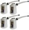 (Pack of 4) TZ 5 Litre Measuring Jug with Lid and Flexi Pouring Spout Measures litres & U.S. Quarts …