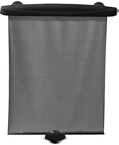 APRAMO i-Shade Roller Shade Car Sun Shade Cover Car Window Shade for Kids Baby Blocking Harmful UV Rays (Black)