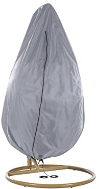 Regenschutz für Hängesessel 200 x 120 cm PVC grau CHUVA