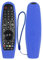 YiBiChin Protective Remote Control Cover Fit for LG Smart TV Remote AKB75855501 AN-MR20GA AN-MR18BA MR19BA MR600 MR650, Silicone Remote Case Kids-Friendly, Anti-Lost with Strap - Blue
