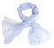 HAT YOU Damen Chiffon Halstuch, Sommertuch, Chiffon Schal, Tuch für Frühling und Sommer, Ganzjährig - Made in Italy, Farbe:Hellblau