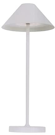 Kelù Lampada LED da tavolo portatile, per esterni a batteria usb ricaricabile H35 cm, lampada senza fili bianca