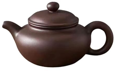 Tetera Kungfu de cerámica hecha a mano (8 onzas), tetera clásica china Zisha, accesorios de decoración de arcilla púrpura Yixing