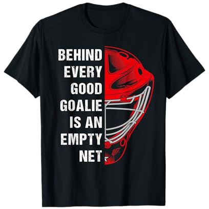 Hockey Goalie Maske Fan Trainer Outfit Für Eishockey Tormann T-Shirt