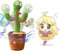 Cactus Qui Danse et Répète,Cactus Chantant et Dansant, Jouet de Danse Drôle pour Les Enfants,Parfait, Fête, Noël, Cadeau d'anniversaire pour Garçons et Filles