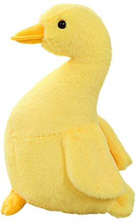 URFEDA Gans Kuscheltier Niedliches Tier Plüschtier Riesige Gans Plüschtiere Große Gans Puppe Weiches Kuscheltier Schlafkissen Kissen Ente Plüschtier Plüsch Ente Kuscheltier Kissen Dekoration