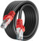 Soibke LAN Kabel 5 Meter Cat 7, Ethernet Kabel Geschirmtes Netzwerkkabel 5m High Speed 10Gbps RJ45 Internetkabel Outdoor Indoor Wlan kabel 5m SFTP Patchkabel Schwarz für Modem Router
