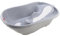 baby-walz Badewanne Deluxe grey - ergonomisch geformt - Anti-Rutsch-Sitzfläche - mit Temperatur und Wasserstandanzeige - ab Geburt geeignet - Made in Italy