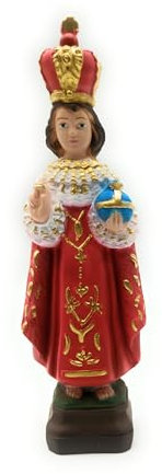 OVUNQUE PROTEGGIMI Statue Jesuskind Prag 20 cm Marmorpulver 7.87'' Infant Jesus of Prague Statue Niño de Prag Religious statues