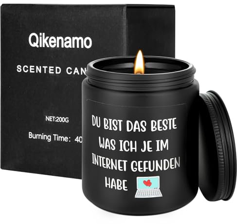 Valentinstag Jahrestag Geschenk für Ihn - Duftkerze Geschenke für Männer, Freund, Ihn,Weihnachten Valentinstag Geburtstag Geschenk für Mann, Freund, Mann, Verlobte