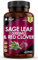 Sage Leaf & Red Clover Tablets for Menopause - 3000mg High Strength Perimenopause Supplements with Sage Leaf and Red Clover Menopause Supplements - Vegan Sage 120 Tablets Made in UK by New Leaf