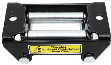 PerGar Winch Roller Guide Fairlead 2000LB Load Bearing, High Strength Electric Winch Cable Guide, Universal Mount Cable Guide Heavy Duty Nut Disassembly