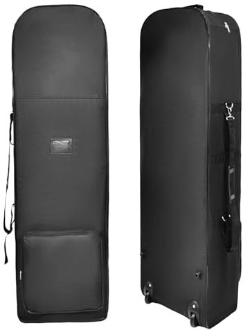 Golfschlägertasche, Golf Reisetaschen Mit Rädern 600D Wasserdicht Regenschutz Staubdicht Outdoor-Schutz Golfschläger Storage Dust Cover Aufbewahrungstasche Golftasche Für Reisen Und Flüge