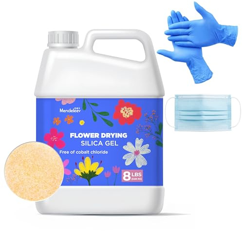 Kieselgel zum Trocknen von Blumen, 3,6 kg