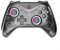 Floweringbeter Manette de jeu avec boutons tactiles, design compact pour Switch PC, accessoire de jeu noir et blanc (CM619-noir)