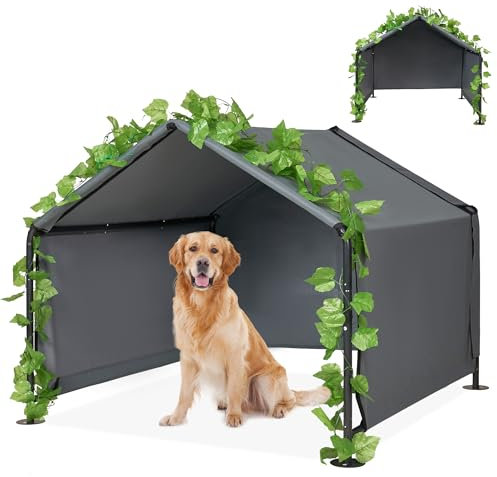 INRLKIT Große Hundehütte Outdoor Zelt Hundehütte für große mittelgroße Hunde