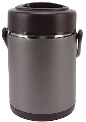 Ejoyous Thermobehälter für Essen, Vakuum Warmhaltebehälter Essen 2L Thermo Essensbehälter Isolierter Behälter für warme Speisen Mahlzeiten Mehrschichtiger Hohe Dichte Auslaufsicher