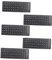 LALAFINA 5 Hojas Pegatinas de Letras para Teclado Español Adhesivas Impermeables Negro Compatible con Ordenadores Portátiles