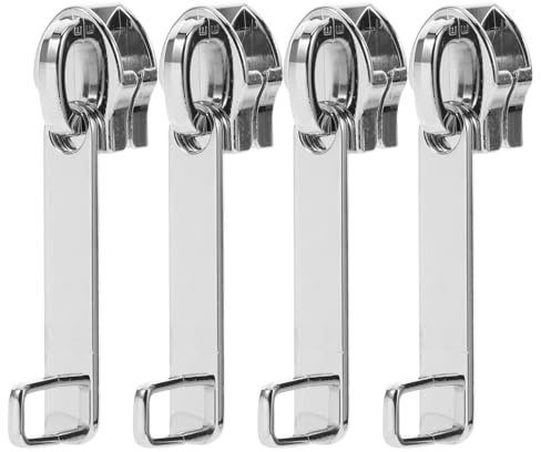 Angoily Doppel Anti-Explosion Reißverschluss Zipper Ersatz Für Koffer Mit Schloss Und Tsa Kompatibel Reparatur Ziehenstabs Für Gepäck Nahtloser Ersatz Schieber 6.5X1.7X1Cm