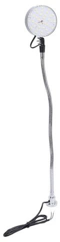 Dpofirs 1500lm LED Work Light Magnetic Base Flexible Gooseneck Lamp for Lathe Maintenance CNC Milling