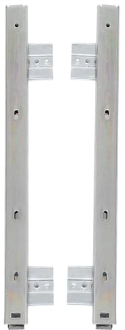 PLAFOPE Glissière de Clavier Multifonctionnelle 27 Cm Blanche en Acier Laminé à Froid, Rail Coulissant pour Bureau, Plateau de Tiroir D’ordinateur, Support Coulissant pour Clavier