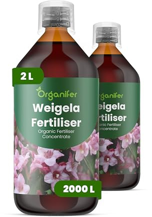 Flüssigdünger Für Weigelien 2L – Organischer Dünger Für Üppige Blüten Und Kräftige Pflanzen – Fördert Wurzeln Und Widerstandskraft – Organifer